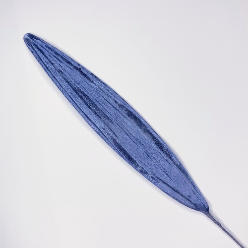 Single Velvet Leaf - Blue