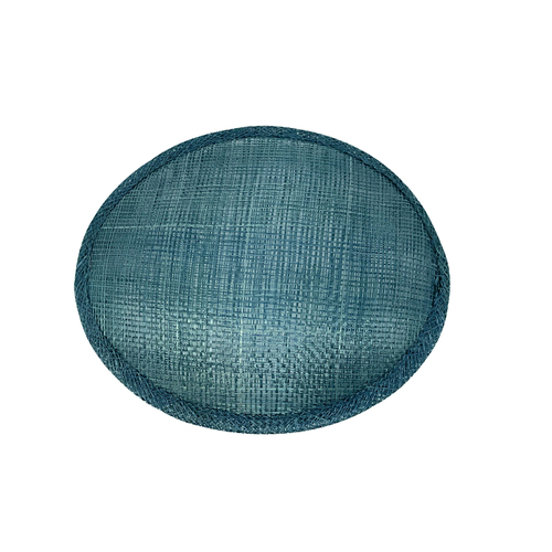 Sinamay Base/Teardrop - Teal/with comb