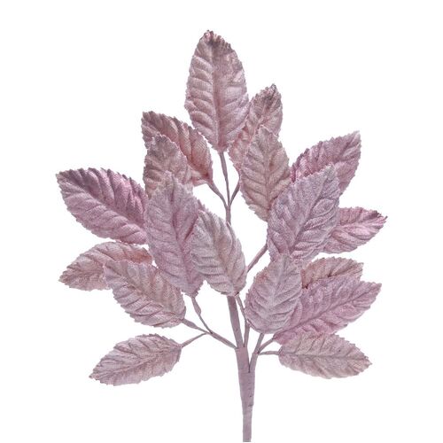 Velvet Leaf Stem - Dusty Mauve
