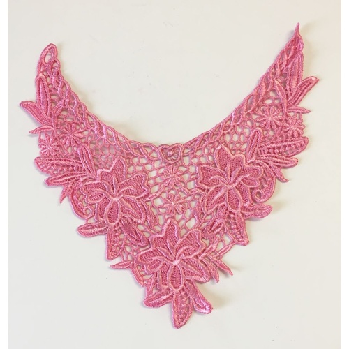 Guipure Lace Collar 06 - Pink