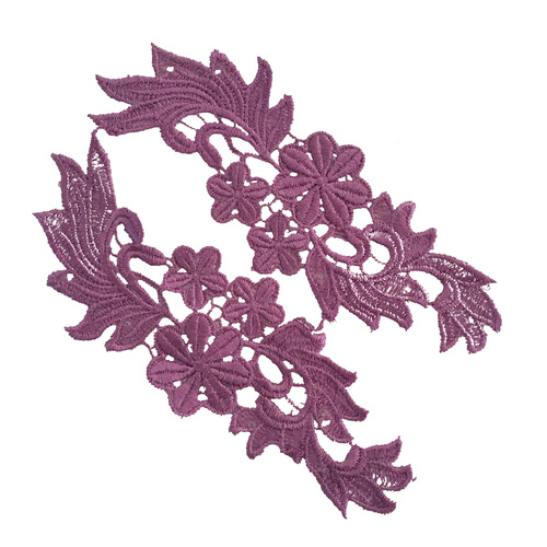 Guipure Lace Motif 28 - Grape