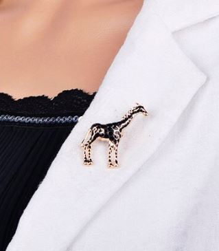 Giraffe brooch best sale