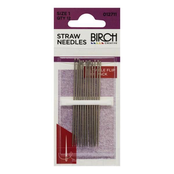 Sewing Needles/Straw Size 1