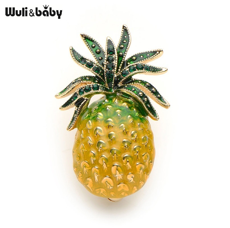Pineapple brooch hotsell