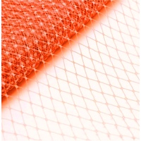 Veiling 9" Plain [Colour: Orange]