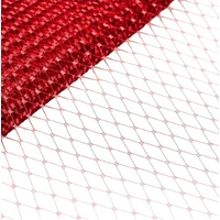 Veiling 9" Plain [Colour: Red]