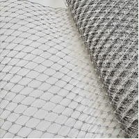 Veiling 9" Metallic  [Colour: Silver]