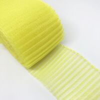 3" Crinoline/Pleated/per meter [Colour: Yellow (106)]
