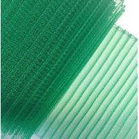6" Crinoline/Pleated/per meter [Colour: Emerald (356)]