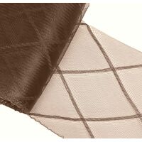 6" Crinoline/Diamond/per meter [Colour: Brown]