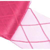 6" Crinoline/Diamond/per meter [Colour: Hot Pink]