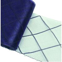6" Crinoline/Diamond/per meter [Colour: Navy]