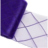 6" Crinoline/Diamond/per meter [Colour: Purple]