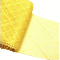 6" Crinoline/Diamond/per meter [Colour: Yellow]