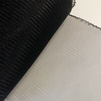 8" Crinoline/Plain/per meter [Colour: Black (419)]