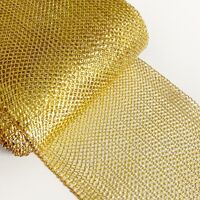 6" Crinoline/Metallic/per meter [Colour: Gold]