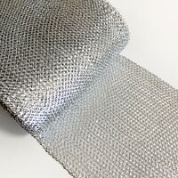 6" Crinoline/Metallic/per meter [Colour: Silver]