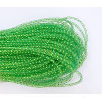5mm Crinoline/Tubular with Lurex [Colour: Green/Gold]