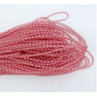 5mm Crinoline/Tubular with Lurex [Colour: Coral/Silver]