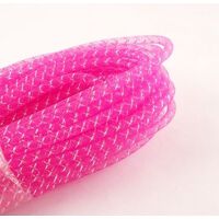 5mm Crinoline/Tubular with Lurex [Colour: Hot Pink/Silver]