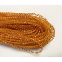 5mm Crinoline/Tubular with Lurex [Colour: Orange/Gold]