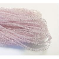 5mm Crinoline/Tubular with Lurex [Colour: Pale Pink/Silver]