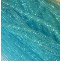 Crinoline/8mm Metallic Tubular [Colour: Aqua]