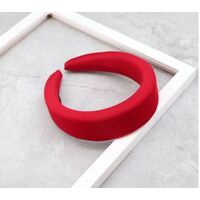 Headband/Padded/Lycra [Colour: Red]
