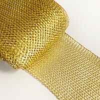 4" Crinoline/Metallic/per meter [Colour: Gold]