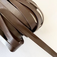SPECIAL/Faux Leather Bias Ribbon - Qty 5m [Colour: Chocolate]