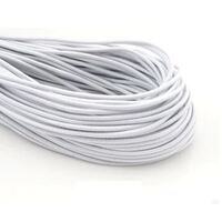 Hat Elastic/Cord 2mm - Qty 5m [Colour: White]