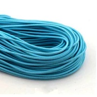 Hat Elastic/Cord 2mm - Qty 40m [Colour: Turquoise]