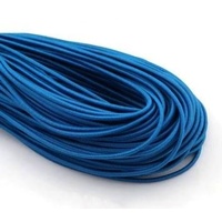Hat Elastic/Cord 2mm - Qty 40m [Colour: Bright Blue]