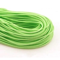 Hat Elastic/Cord 2mm - Qty 40m [Colour: Lime]