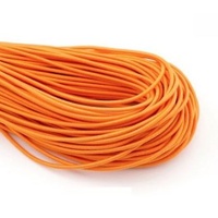 Hat Elastic/Cord 2mm - Qty 40m [Colour: Orange]