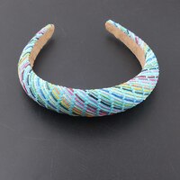 Headband/Padded/Woven [Colour: Blue]