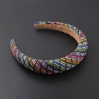 Headband/Padded/Woven [Colour: Black]