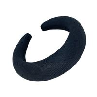 Headband/Padded/Sinamay [Colour: Black]