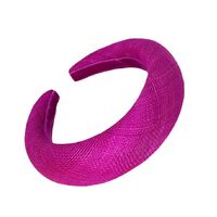 Headband/Padded/Sinamay [Colour: Fuchsia]