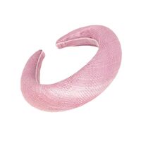 Headband/Padded/Sinamay [Colour: Pink]