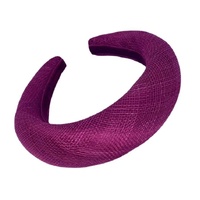 Headband/Padded/Sinamay [Colour: Magenta]