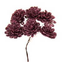 SPECIAL/Mini Flower [Colour: Wine]