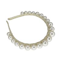 Headband/Pearl/Style 7 [Colour: Gold]