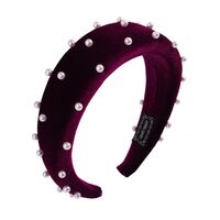 Headband/Olivia [Colour: Wine]