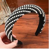 Headband/Mia [Colour: Black/White]