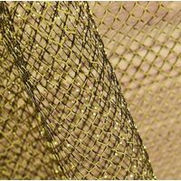 Mesh/Lurex/50cm piece [Colour: Black/Gold]