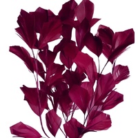 Feather Tree/Style 4 [Colour: Burgundy]