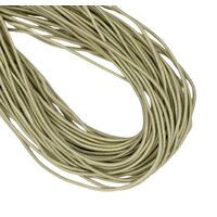Hat Elastic/Metal Ends - Qty 10 [Colour: Cream]