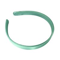 Headband/Satin/Small [Colour: Aqua]