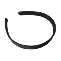 Headband/Satin/Small [Colour: Black]